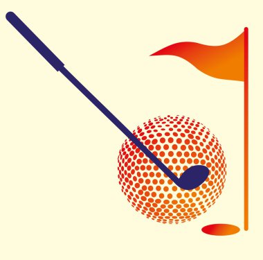 golf aletleri vektör sanatı