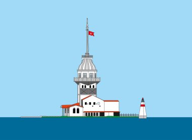 İstanbul büyük şehir vektör sanatı