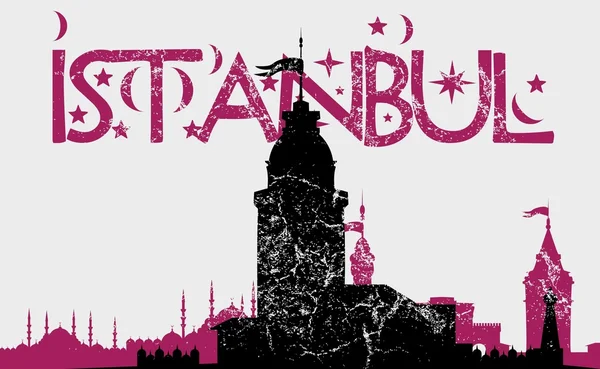İstanbul büyük şehir vektör sanatı