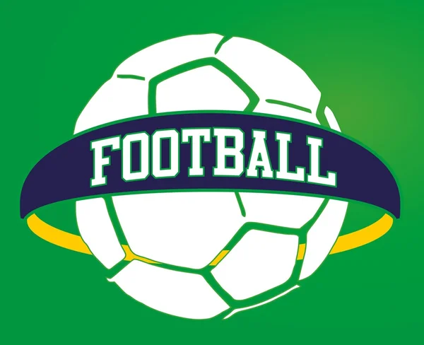 Brezilya futbolu eski tarz vektör sanatı