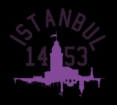 İstanbul büyük şehir vektör sanatı