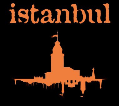 İstanbul büyük şehir vektör sanatı