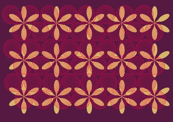 Goemetric punto patrón vector arte — Archivo Imágenes Vectoriales