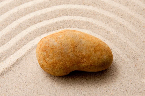 Zen sand and stone — Stock Photo, Image