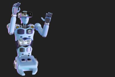 Robot metaverse VR avatar realite oyunu insanların sanal gerçekliği teknoloji yatırımını engelliyor, iş yaşam tarzı sanal gerçeklik dünya bağlantısı sanal avatar insanlar 2022 3D RENDER