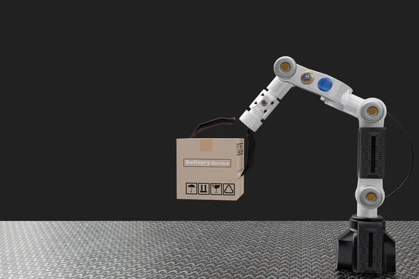 Robot Arm Object Manufacturing Industry Technology Product Export Import Future — ストック写真