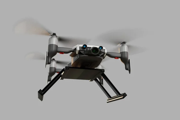 Drone Technology Engineering Device Industry Flying Industrial Logistic Export Import — Stock Photo, Image