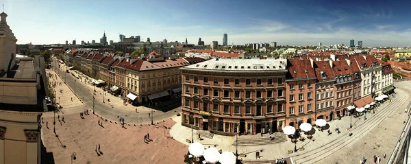 Panorama von Warschau lizenzfreie Stockbilder
