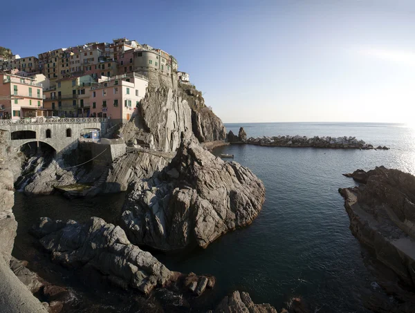 Häuser nach Riomaggiore — Stockfoto