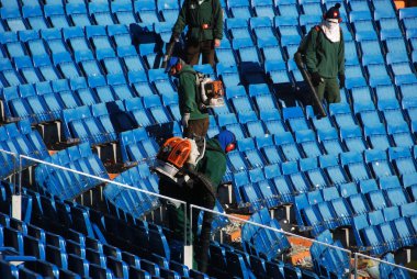 Erkekler ayakları Arena temizliği