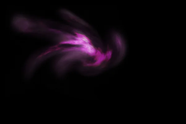 Космическая пыль изолирована на черном — стоковое фото