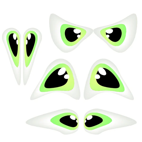 Occhi da cartone animato — Foto Stock