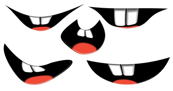 Карикатурный рот — стоковое фото