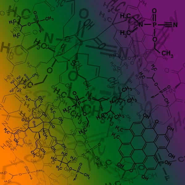 Concepto químico de ciencia abstracta — Foto de Stock