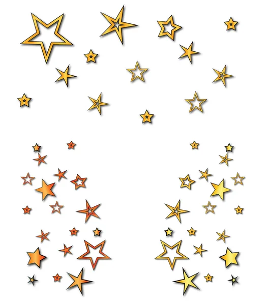 Conjunto estrellas Vector — Archivo Imágenes Vectoriales