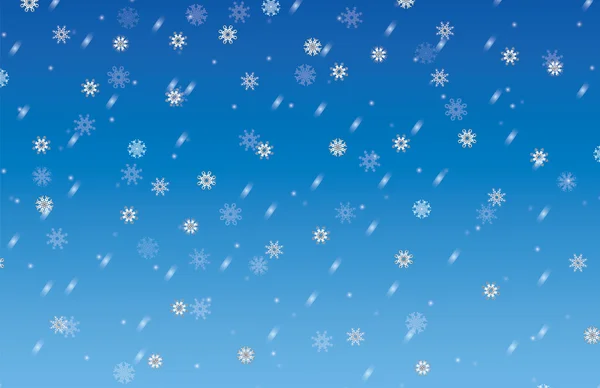 Vector Winter snowfall — Stock Vector