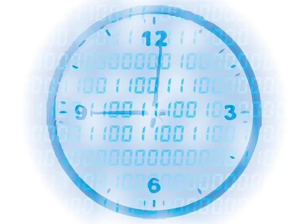 デジタル時計の背景 — ストックベクタ