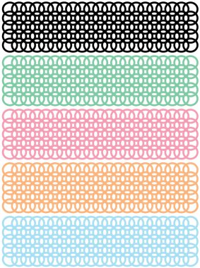 Vintage şerit vektör kümesi