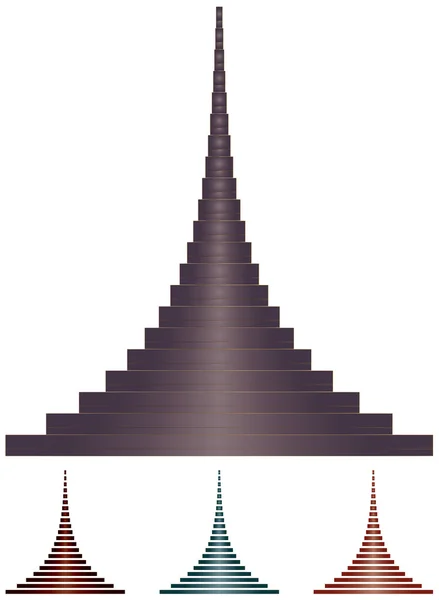 Escaliers vectoriels abstraits — Image vectorielle