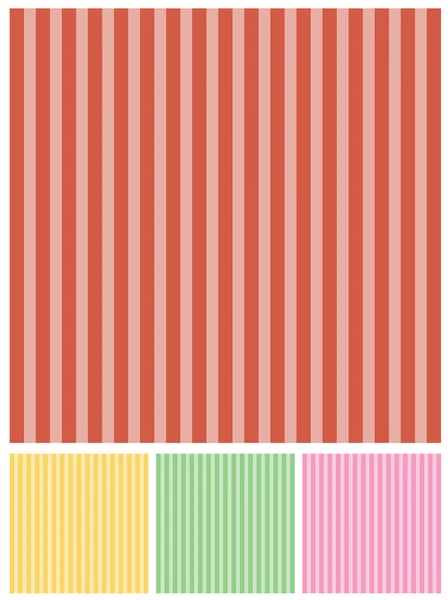 Vintage stripe vector set — Stock Vector