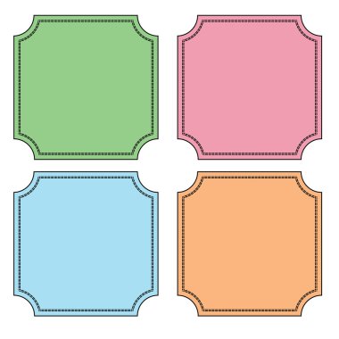 Eski çerçeve vektör kümesi