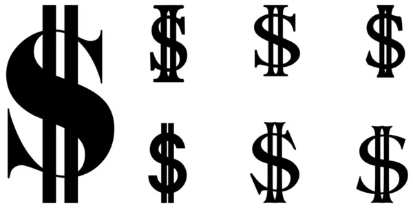 ベクトル dolar 印 — ストックベクタ