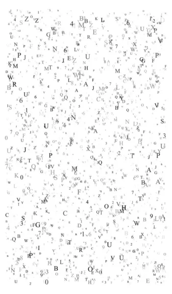 Abstrakte Schwarze Buchstabenornament Rand Isoliert Auf Weißem Hintergrund Vektorillustration Für — Stockvektor