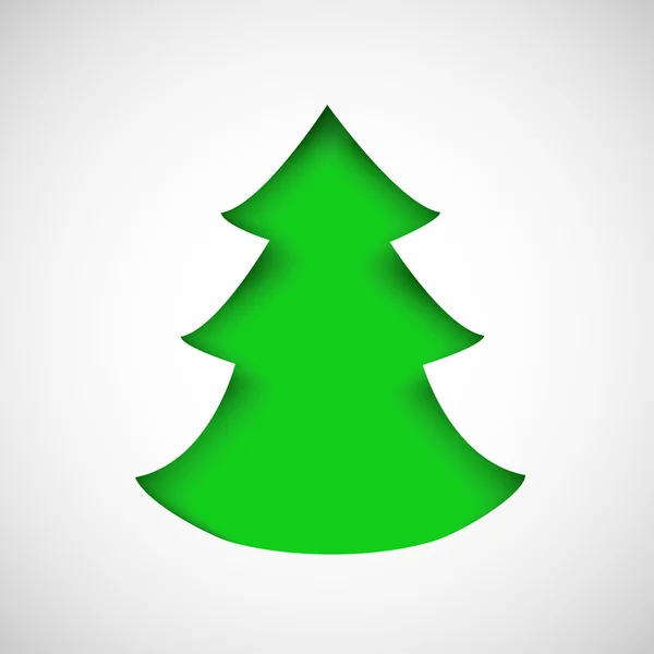 Jul fir tree3 — Stock vektor