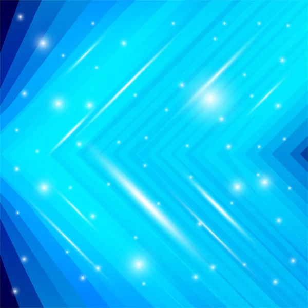 Blauer Hintergrund mit Funkeln — Stockvektor