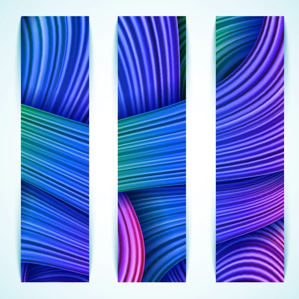 Vector abstract banners for web header — Stock Vector