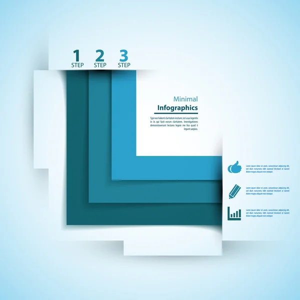 Modello di design moderno può essere utilizzato per info-grafica. Illustrazione vettoriale per la presentazione aziendale — Vettoriale Stock
