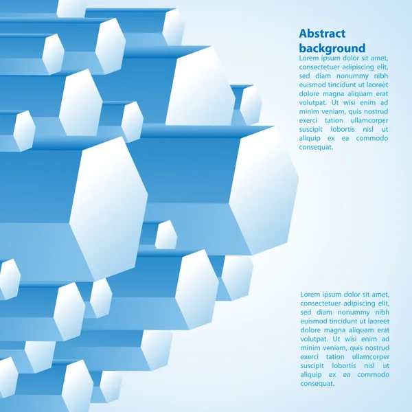 Astratto sfondo 3d-dimensionale — Vettoriale Stock