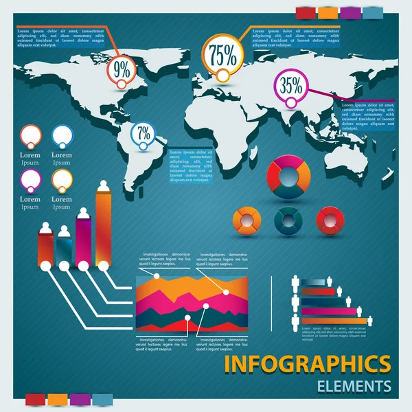 Premium infographics master collection — Stock vektor