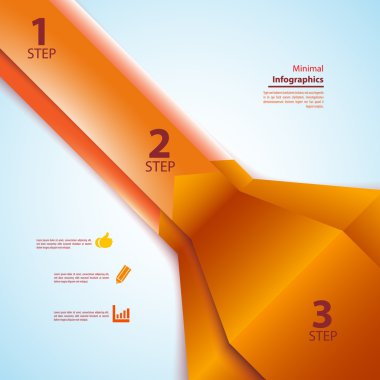 minimal infographics tasarım. vektör
