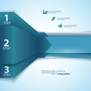 modern tasarım şablonu, infographics için kullanılabilir. iş tanıtımı için vektör çizim