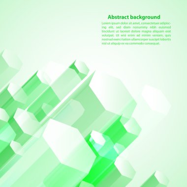 Cristal yeşil buz arka plan. iş tanıtımı için vektör çizim