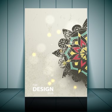 moda broşür, flyer, Dergi kapağı & poster şablonu vektör