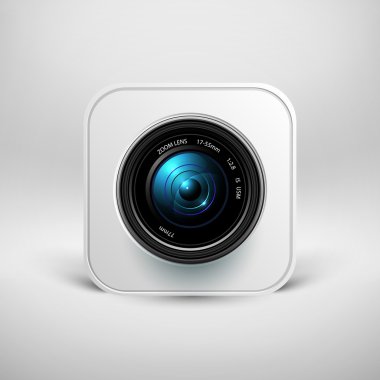 kamera simgesi fotoğraf lens ile çekim