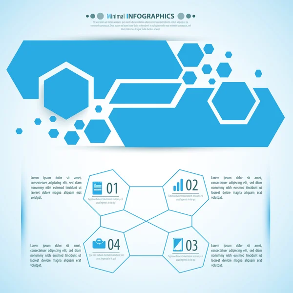 Web info-graphic tamplate. Ilustración vectorial para su presentación empresarial — Archivo Imágenes Vectoriales