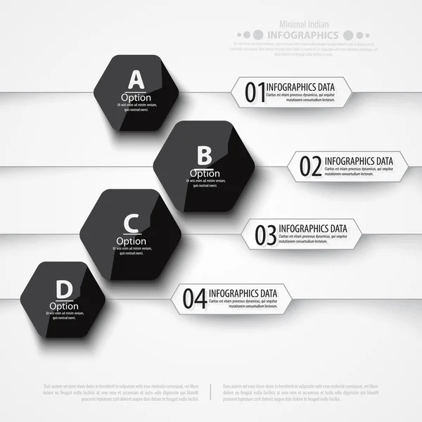 Σύγχρονη infographics φούσκα ομιλία πρότυπο στυλ. — Διανυσματικό Αρχείο