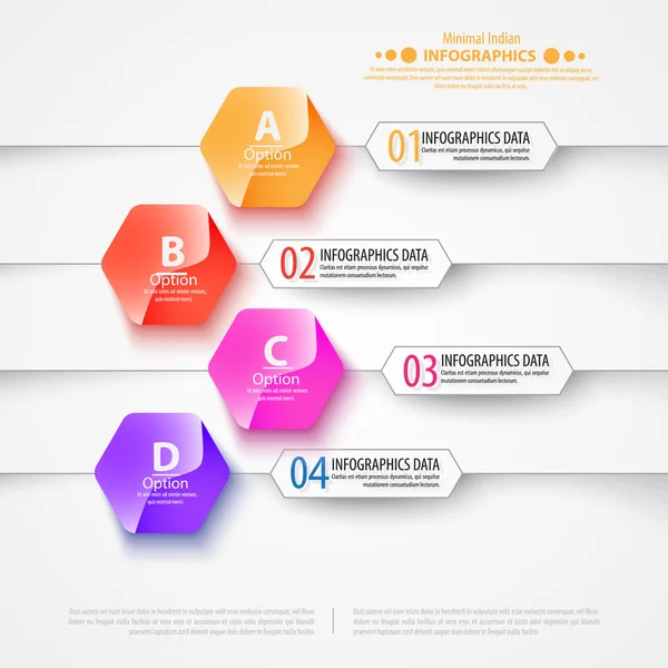 Modern infographics bubble speech template style. Vector illustration. — Stock Vector