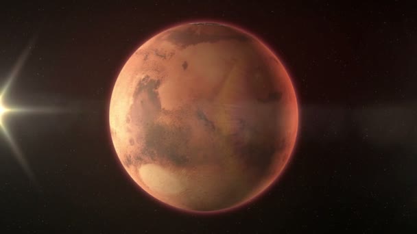 Planeta Mars — Stock video