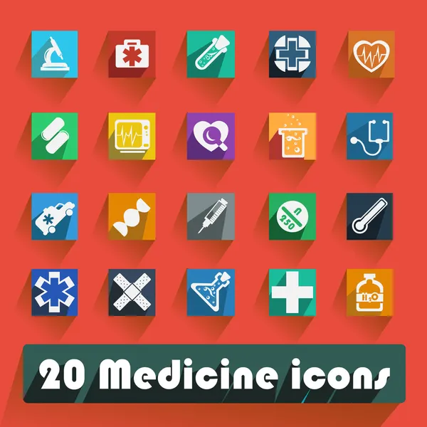 Modern flat icons vector — Stock Vector