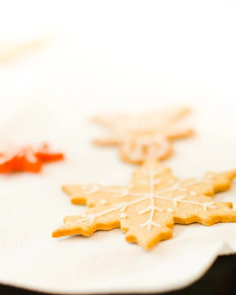 Hornear galletas de Navidad — Foto de Stock