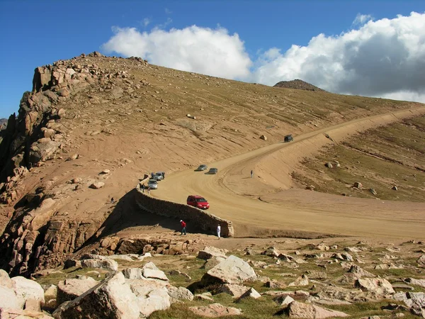 Pikes peak zirve Oto yol.