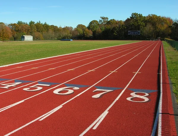 Numbered lanes — Stock Photo, Image