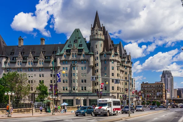 Ottawa's Old Château Laurier Hotel — Stok fotoğraf