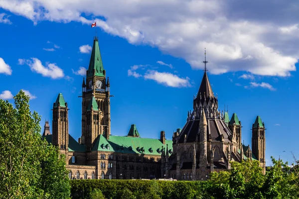 Budovy parlamentu v Ottawě — Stock fotografie