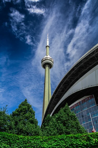 CN Tower em Toronto, Canadá — Fotografia de Stock