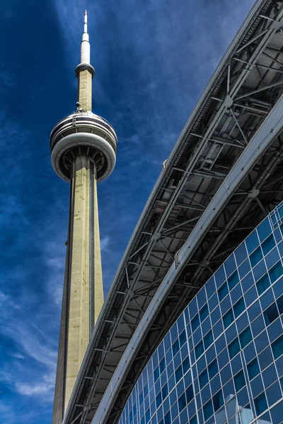 CN Tower в Торонто, Канада Стоковое Изображение